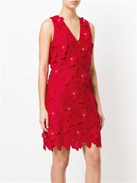 red dress michael kors|michael kors red mini dress.